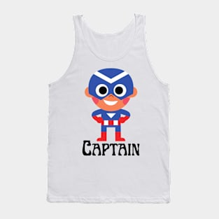 Avonger Captain Super Hero | Light Colors Combination Tank Top